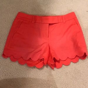 J. Crew scallop edge shorts